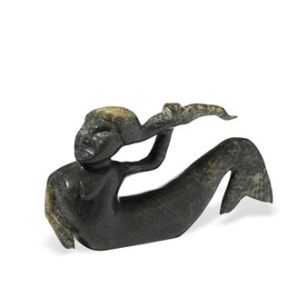 A Jimmy Pitaloosie sculpture - Jimmy Pitaloosie