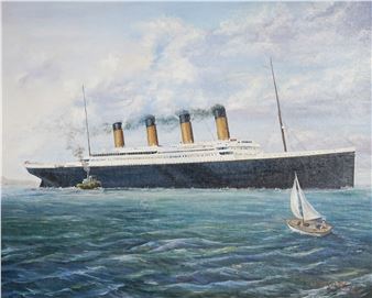 Titanic Docking, Southampton - Michael Searle