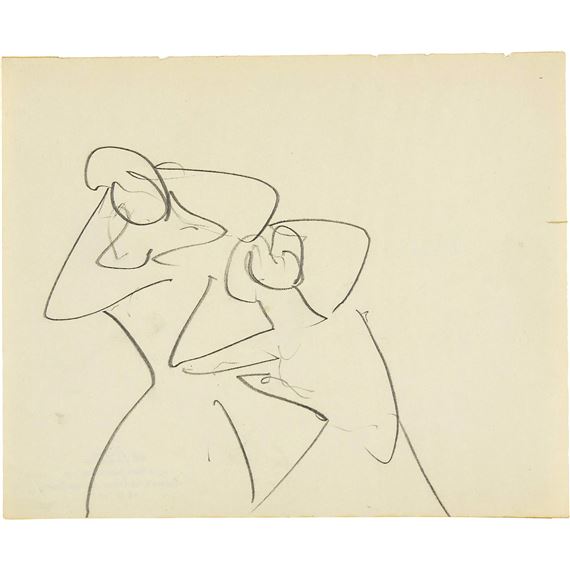 Zwei Tänzerinnen by Ernst Ludwig Kirchner, circa 1910