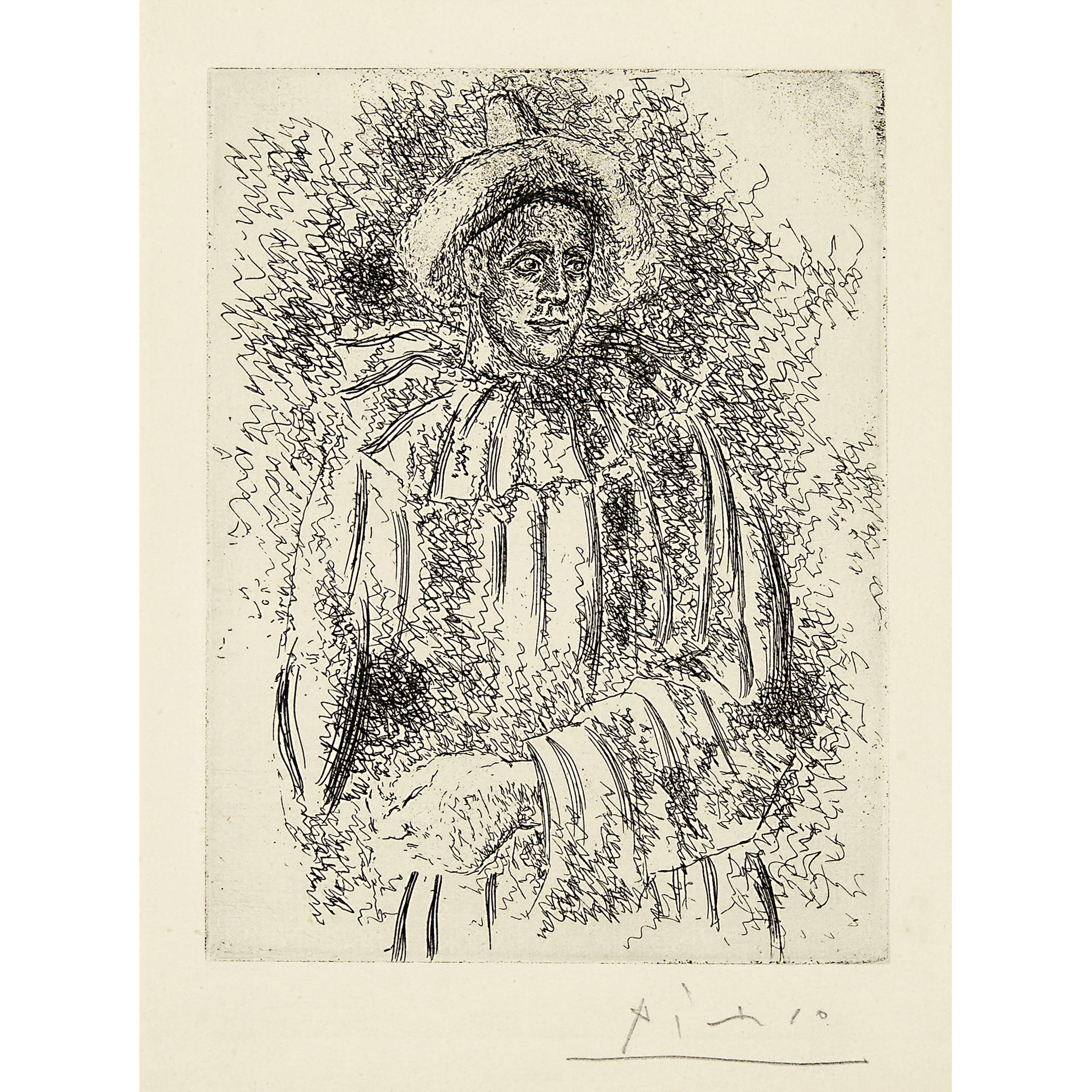 Pierrot (Massine en pierrot) by Pablo Picasso, 1918