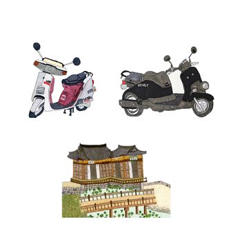 Three Works: Big Pocket 1, 2, 3 - Kim Susu