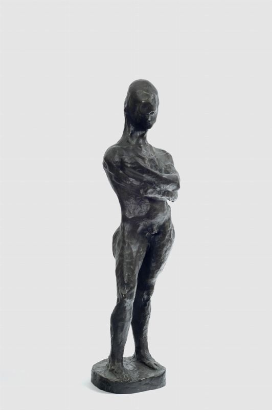 Artwork by Mirko Basaldella, FIGURA (DANZATORE), Made of Bronze