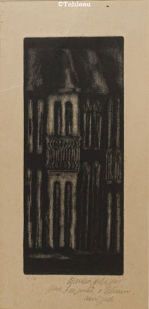 Artwork by Marilia Rodrigues, Fachada, Made of engraving