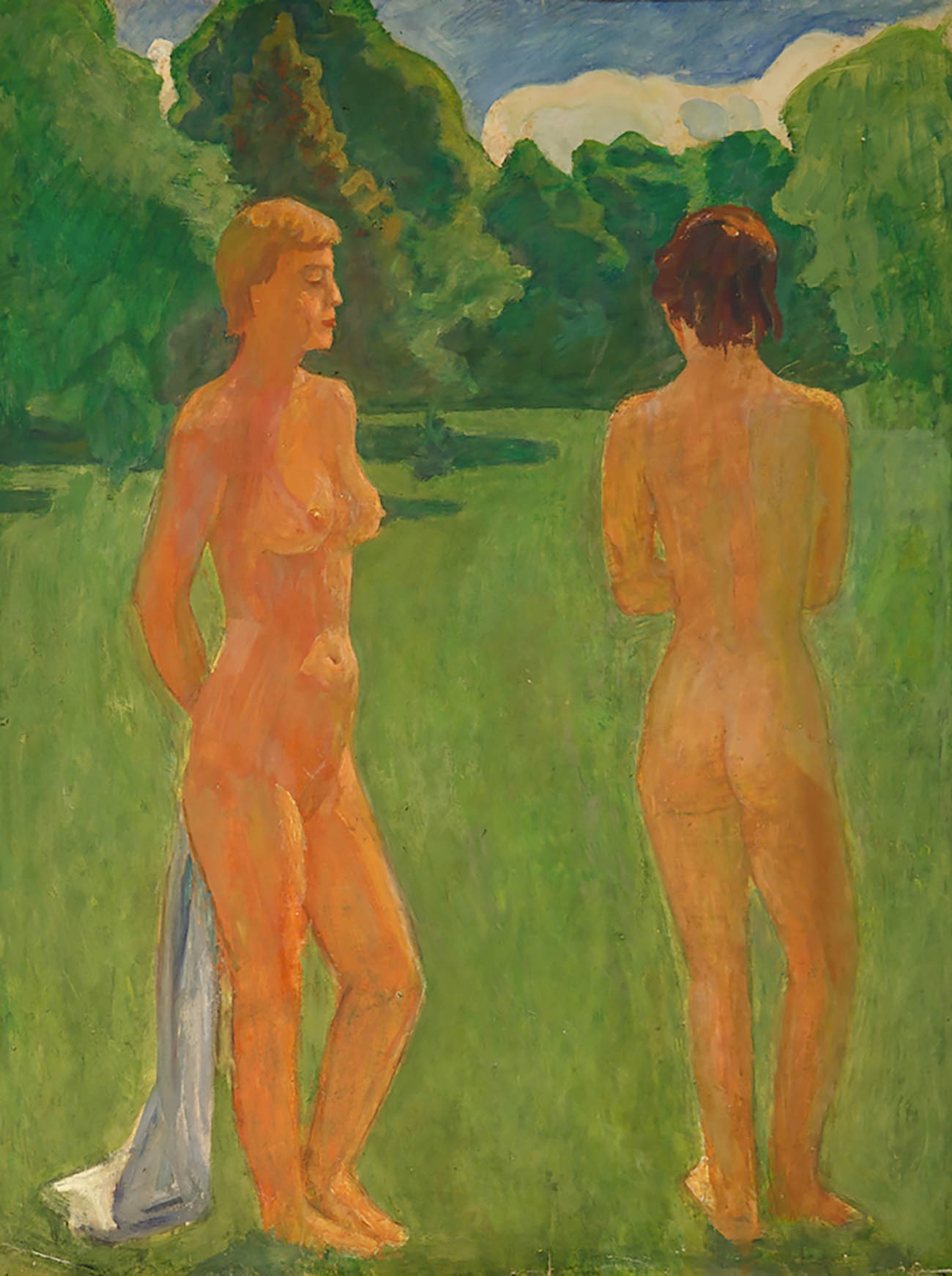 Artwork by Gennady Myznikov, Day of May, Made of Hardboard, oil