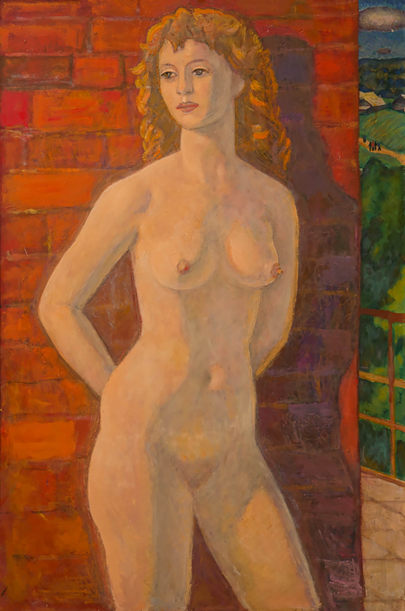 Artwork by Gennady Myznikov, Etude under the Sun, Made of Oil on canvas