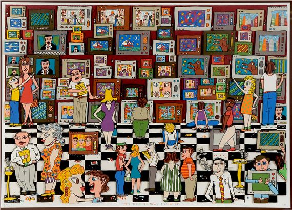 James Rizzi | A LOT OF FUN FOR CITY KIDS (1990) | MutualArt