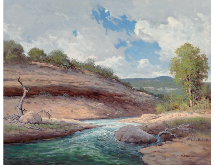 Jerry Ruthven | Running Rivers and Rocks (1977) | MutualArt