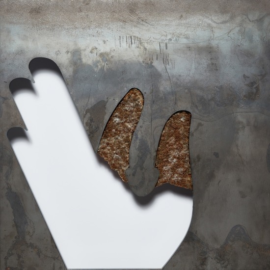 Artwork by Roger Hiorns, The Grand Circus, Made of stainless steel, brain matter