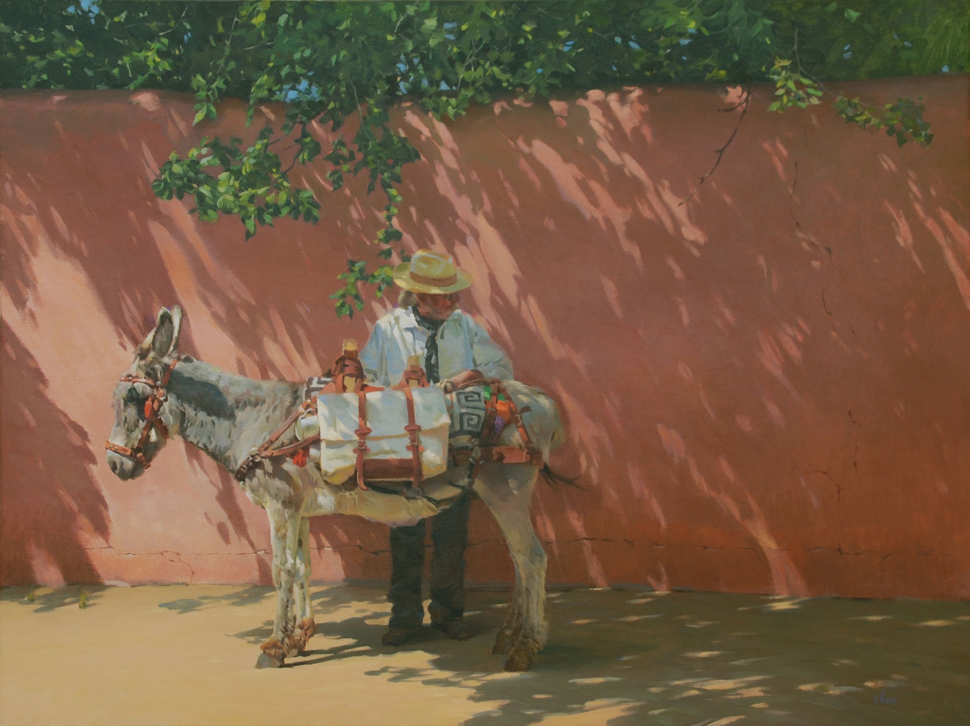 Artwork by Kang Cho, OLD FRIENDS, Made of Oil on linen