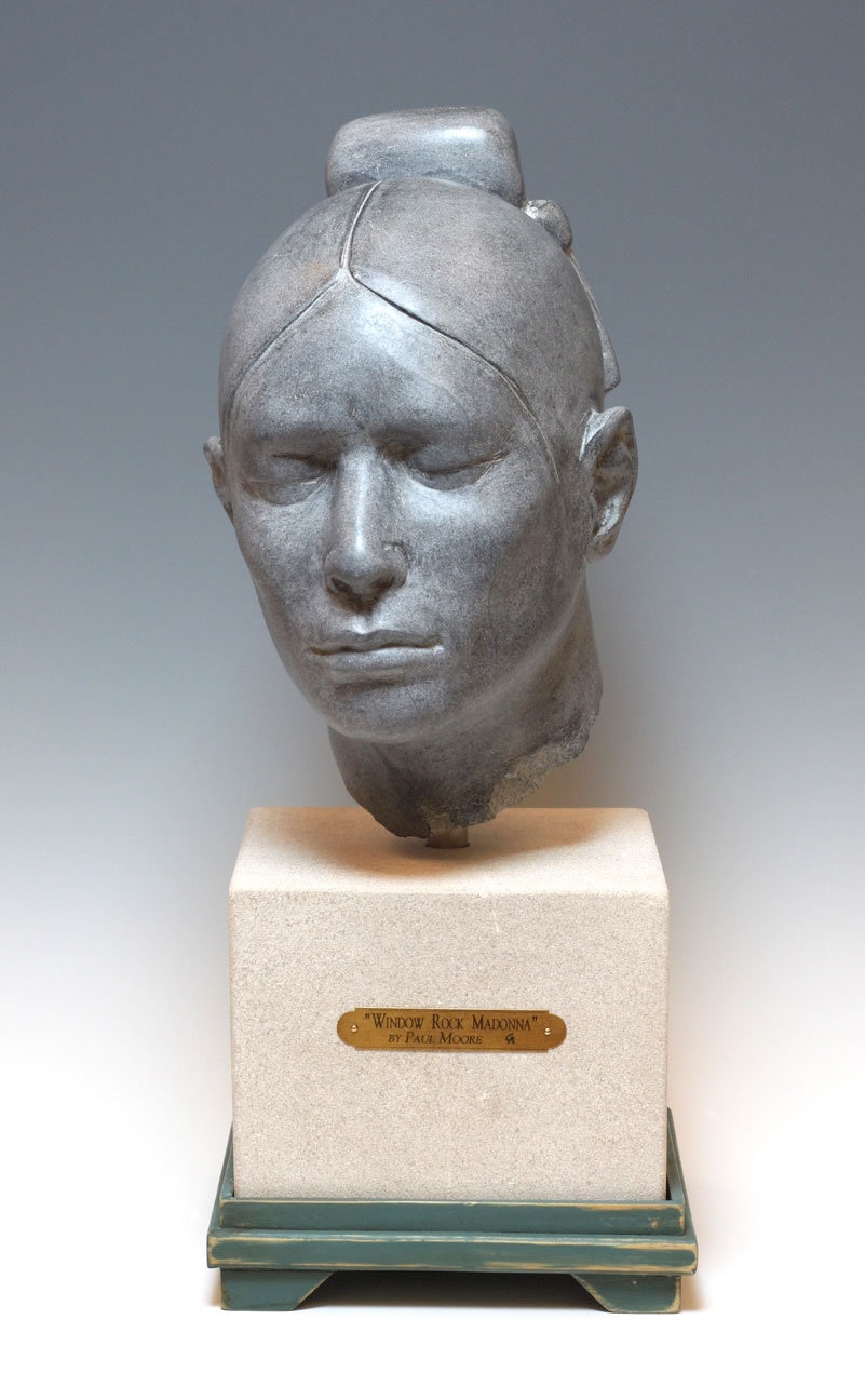 Paul Moore WINDOW ROCK MADONNA MutualArt