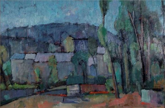 Nando Coletti | Paesaggio (1949) | MutualArt