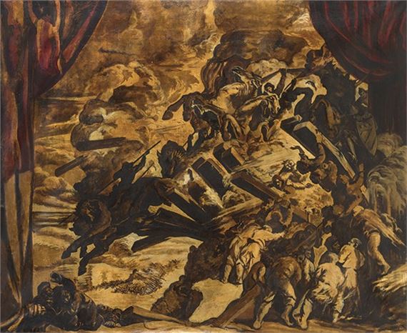 El Alud. Crónica de los Almogávares by José Mariá Sert y Badiá, circa 1926