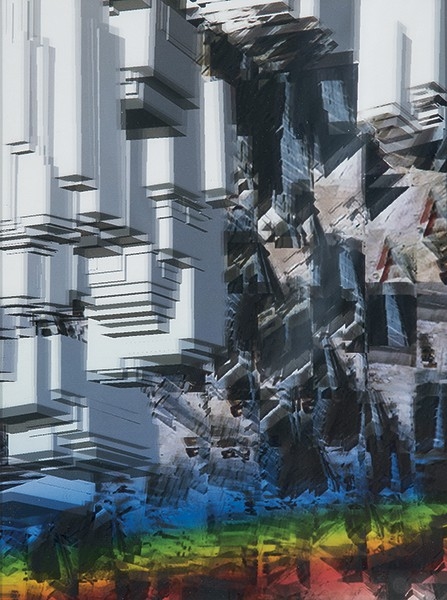 Artwork by Nicholas Hakebourne, Somewhere over the rainbow, Made of C-print