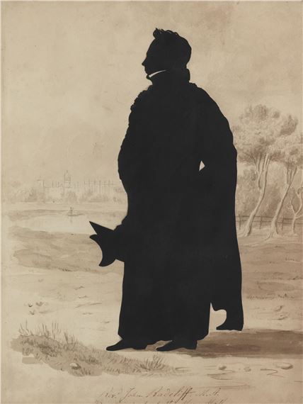 Two works: Reverend John Radcliff, Vice Principle of St Mary Hall; Reverend Edward Irving by Augustin Amant Constant Fidèle Edouart