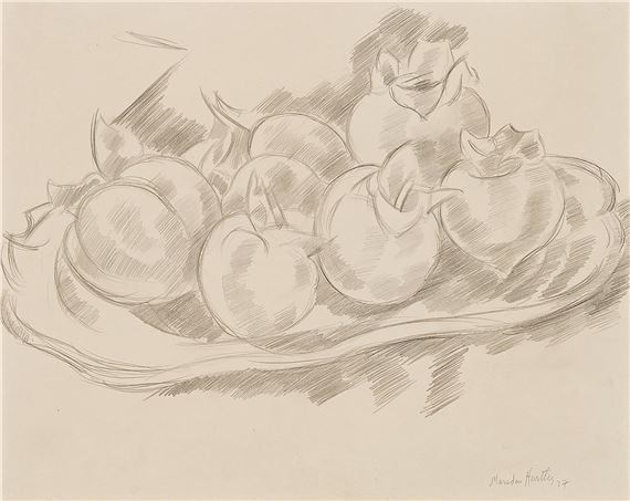 Still Life, Pomegranates by Marsden Hartley, 1927