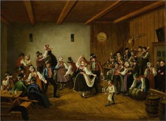 Bauernhochzeit - Lorenzo Quaglio II