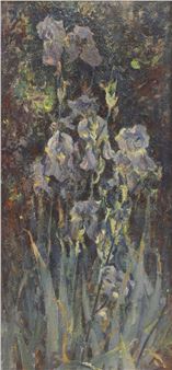 'Iris Mauves' - Michel Korochansky