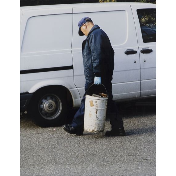 MAN WITH PAIL by Stephen Waddell, 2004