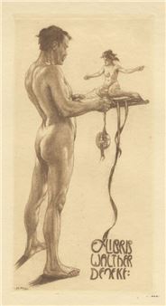 Five Works: Ex libris Elisabeth Leuschner; Ex libris Walter Metzenberg; Ex libris Oskar Leuschner; Ex libris Walther Deneke; Ex libris Vicente Bosch - Alois Kolb