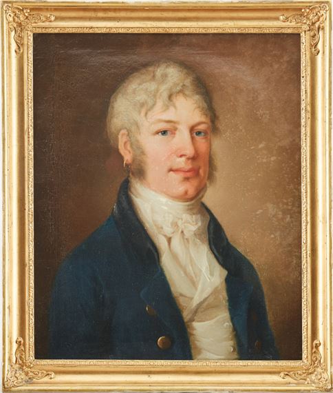 Porträtt föreställande Jacob Axel Gillberg by Swedish School, 19th Century