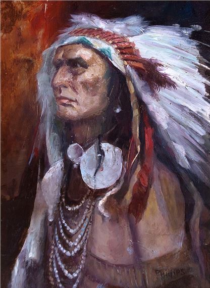 Chief Touch the Clouds by Bert Phillips
