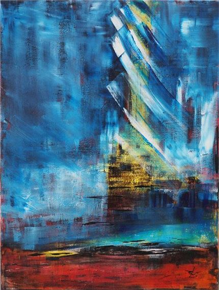 Liberty at night by Friederike Kozelsky-Schara, 2017