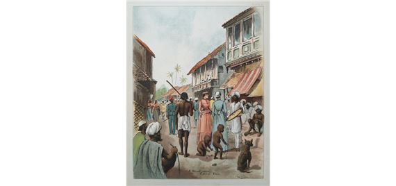 Seventeen works; CARICATURES FROM SKETCHES OF INDIAN LIFE by W.W. Lloyd, 1890 (17)