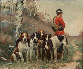 Relais de Griffons Tricolores - Adolphe-Gustave Binet