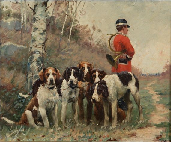 Relais de Griffons Tricolores - Adolphe-Gustave Binet