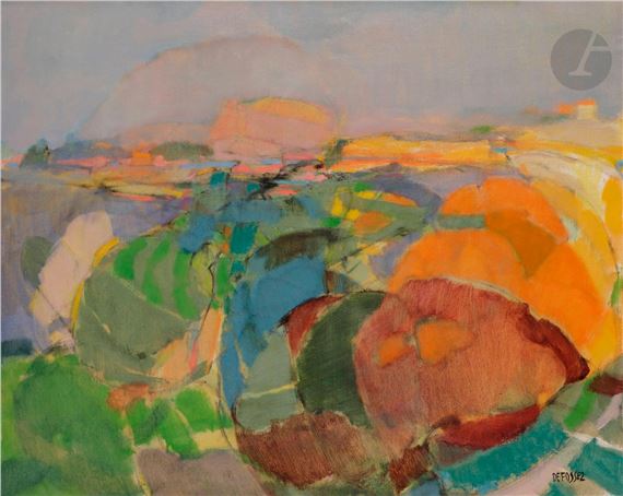 Paysage du Haut-Var by Alfred Defossez