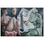 Dziewczyna z różą by Wieslaw Garbolinski, 1986