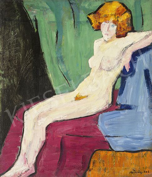 Red Nude by Margit Móricz, 1926