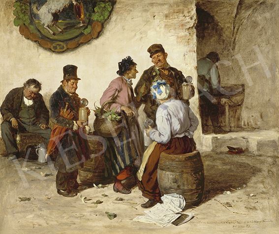 The Hofbräuhaus in Munich (Frequenters) by Pal Böhm