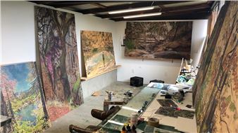 Drew Bennett: The River Laughs While The Sky Cries - Ever Gold Gallery