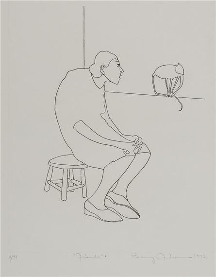 FRIENDS by Benny Andrews, 1972