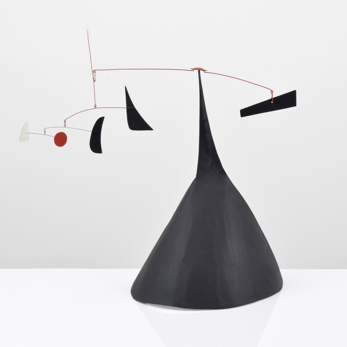 Artwork by Alexander Calder, Alexander Calder Mobile Sculpture, Made of painted sheet metal, wire