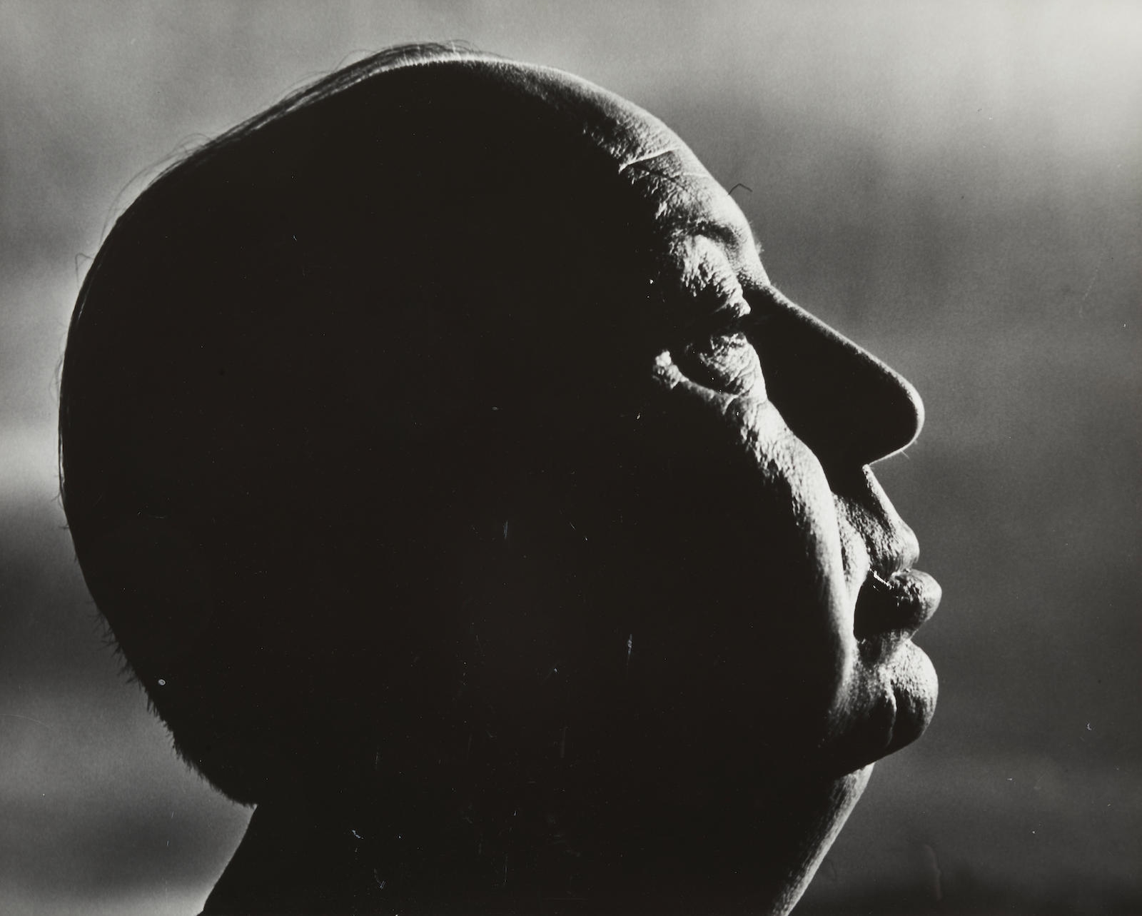 Artwork by Philippe Halsman, Alfred Hitchcock, Made of Gelatin silver print