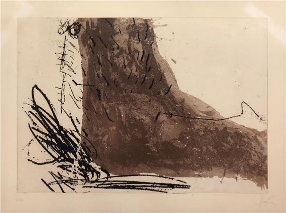 Le pied by Antoni Tàpies, 1969