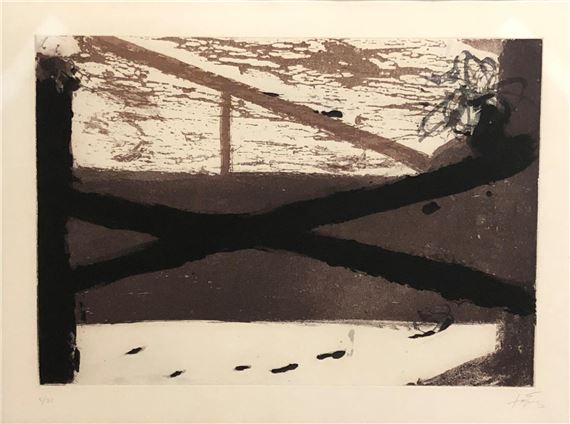 Le lit by Antoni Tàpies, 1969