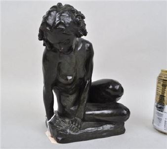 Seated Nude Female - Katherine Hubbell