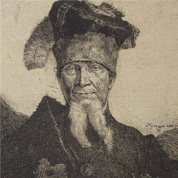 Old man Mazepa by Jean-Pierre Norblin de La Gourdaine, circa 1777