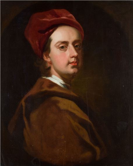 PORTRAIT OF THE POET JOHN GAY (1685-1732) by Enoch Seeman