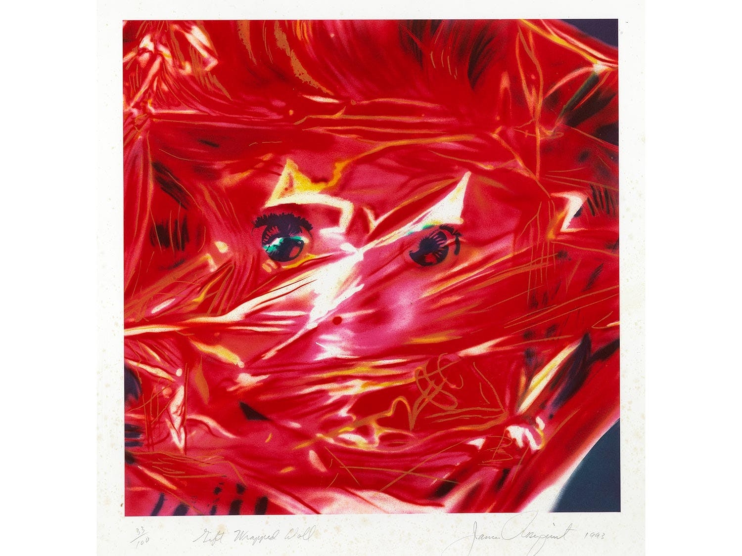 James Rosenquist GIFT WRAPPED DOLL (1993) MutualArt