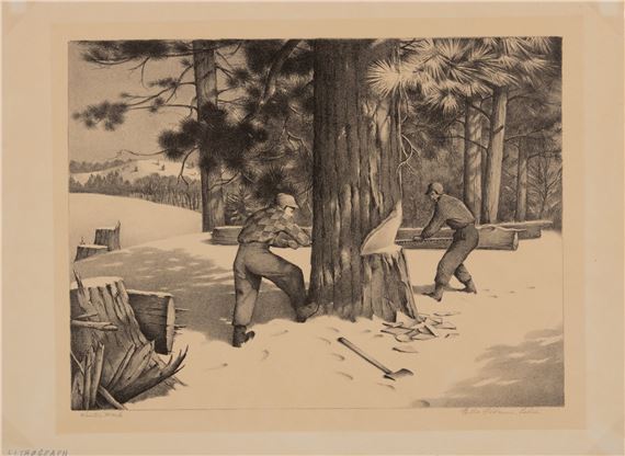 Three Works: Shadows; Stone Wall; Winter Work by Ella Fillmore Lillie