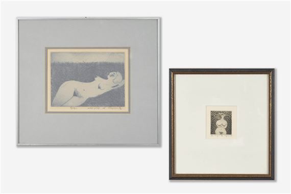 Two Works: Nude Women by Mayumi Oda, 1968