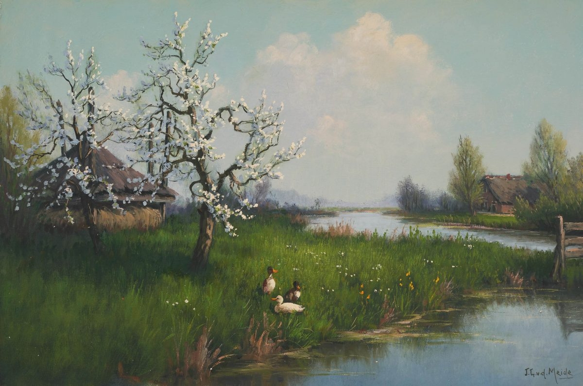 Jacobus Leonardus van der Meide | Blossom Trees | MutualArt