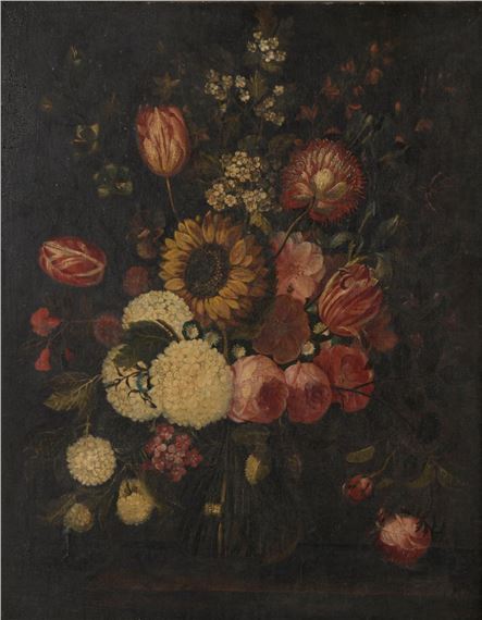 Tableau Mural Goebel Porcelaine - Fleurs Dans Un Vase D'après JD De Heem, Artis Orbis