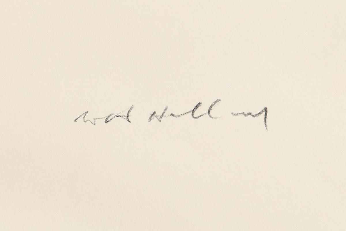 Artwork by Harry Holland, Reclining Nude, Made of pencil drawing