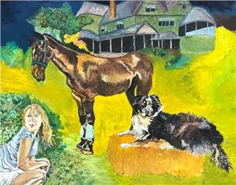 HORSE AND DOG BY AMY BURCHARD - Amy Burchard