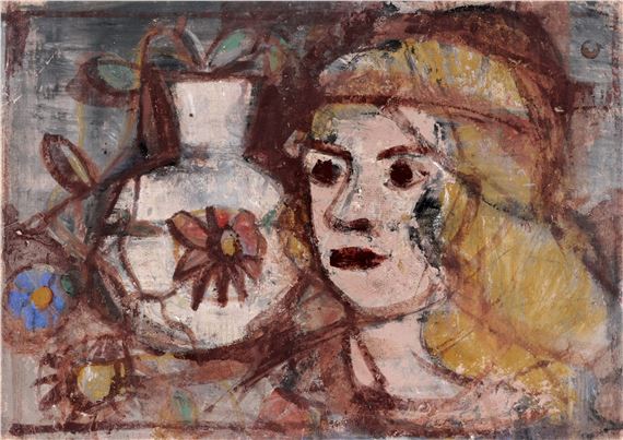 "Kind + Krug" by Hermann Glöckner, 1951